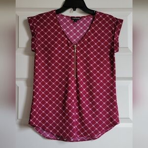 Express women's top with cuffed sleeves